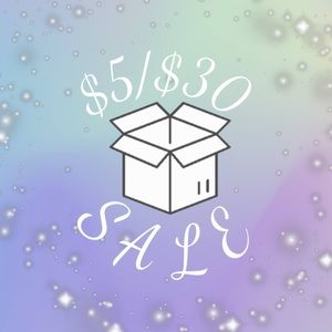 $5 for $30!
